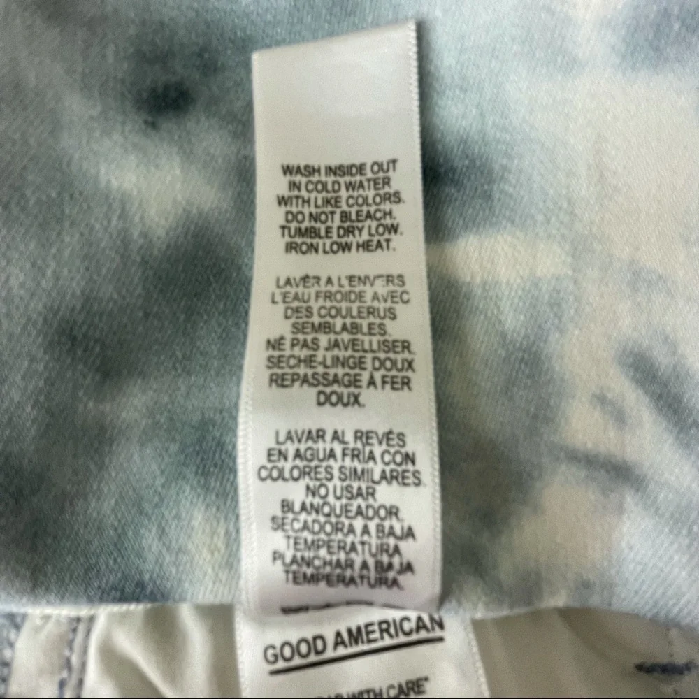 Good American NWT Good Legs Skinny Jeans Tie Dye - Picture 6 of 6